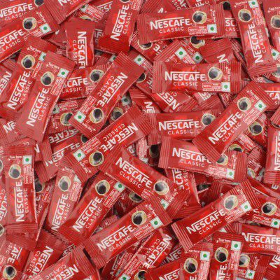 Nescafe Classic Instant Coffee Sachets|Classic Instant Coffee|Pack Of 50,50 Gram