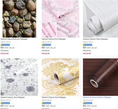 Nesttool Wallpapers Upto 91% Off | Starts @ Rs44