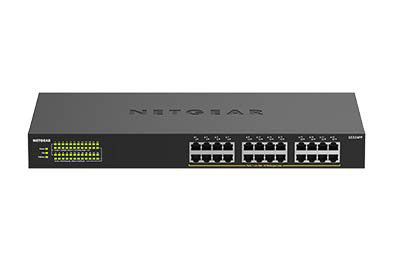 NETGEAR 24-Port Gigabit Ethernet Unmanaged PoE+ Switch (GS324PP) - with 24 x PoE+ @ 380W, Desktop/Rackmount, Sturdy Metal