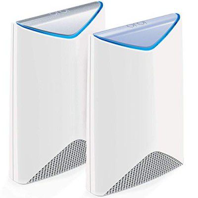 NETGEAR Orbi Pro Tri-Band Mesh WiFi System (SRK60) - Router & Extender Replacement Covers up to 5,000 sq. ft, 2 Pack, 3Gbps Speed Router & 1 Satellite