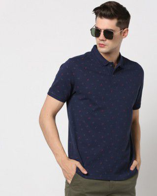 NETPLAY Printed Slim Fit Polo T-Shirt