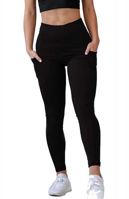 Neu Look Gym wear Leggings Ankle Length Workout Pants with Phone Pockets Track Pants for Women & Girls