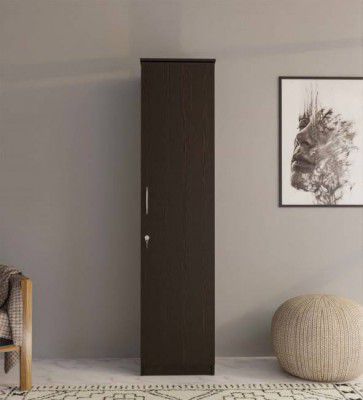 NEUDOT Adona WR1 Engineered Wood 1 Door Wardrobe  (Finish Color - WENGE, Knock Down)