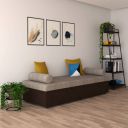 NEUDOT UNIQUE Engineered Wood Diwan  (Finish Color -WENGE, Knock Down)...