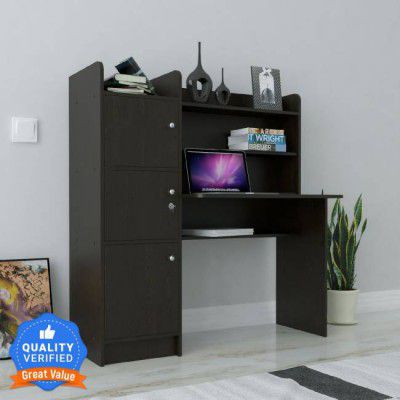 NEUDOT VISION Engineered Wood Multipurpose Table  (Free Standing, Finish Color - Wenge, Knock Down)