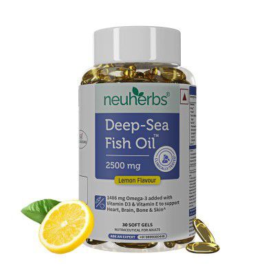Neuherbs Deep Sea Omega 3 Fish Oil 30 Softgels