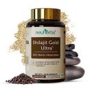 Neuherbs Shilajit Gold Ultra With Better Absorption | 100% Natural Ayurvedic Shilajit Capsules For Strength, Stamina & Energy (60 Capsules Pack of 1)...