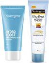 NEUTROGENA Hydro Boost Hyaluronic Acid Water Gel, 15g & Ultra Sheer Dry-Touch Sunblock,30g (2 Items in the set)...