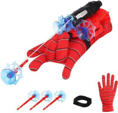 New 2024 Spider Web Shooters Toy for Kids, Spiderman Hand Gloves Hero Launcher Wrist Toy Set,Cosplay Launcher Bracers Accessories (3, Piece Dart)