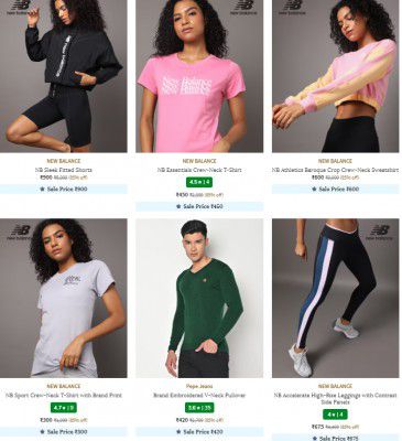 New Balance Clothing Upto 51% Off
