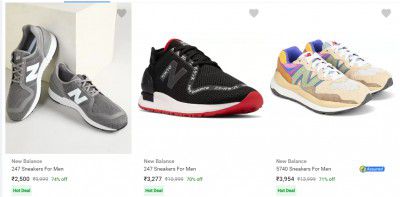 Flipkart : Upto 69% OFF - New Balance Men’s Casual Shoes