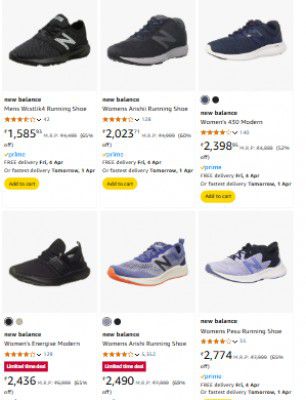 Upto 72% Off On New Balance Shoes.