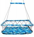 New Born Baby Swing(0-6 month's Baby) | Cotton Hanging jhula for Baby- Swing for Baby|New Born Baby jhula-Cradle | Baby palna (Blue)| Cradle for Kids | Baby jhula with Soft febric & Wooden frem...