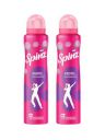 Spinz Exotic Perfumed Deo for Women | Bulgarian Rose Fragrance – 200 ml (Pack of 2)...