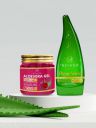 NEWISH Set of 2 Aloe Vera Gel With Rose Extract & Natural Aloe Vera Gel For Skin & Hair...