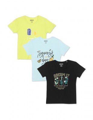 NEWPORT Girl's Regular Fit T-Shirt
