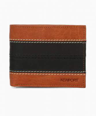 [Pre-Book] Newport Men Black, Brown Genuine Leather Wallet