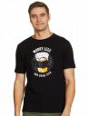 NEWPORT Men Black Graphic Print Cotton T-Shirt...