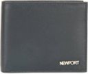 NEWPORT Men Blue Genuine Leather Wallet (4 Card Slots)...