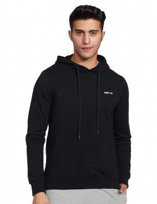 NEWPORT Men Cotton Blend Regular Fit Hooded Sweatshirt