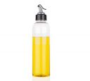 Nexellar Oil Vinegar Dispenser Bottle- Transparent Leak-Proof Plastic Oil Sauce Vinegar Dispenser Bottle, Easy to Flow Food-Grade Plastic Oil Dispenser for Cooking (1000 Ml Bottle) (1)...