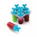 Nexellar Plastic Ice Candy Kulfi Maker Mould- Homemade Reusable Popsicle Frozen Ice Cream Moulds Tray Kulfi Candy Ice Cream Mold Ice Pop Makers for Children & Adults (6 pcs Set)...