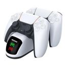 NexiGo Dobe Upgraded PS5 Controller Charger, Dual Charing Station with LED Indicator, High Speed, Fast Charging Dock for PlayStation 5 DualSense Controller...