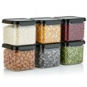 Nexium Plastic Kitchen Container Set with Airtight Lids for Storage | Masala Box Set of 6 500ml...