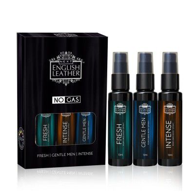 Next Care English Leather No Gas Perfume Body Spray Set | 10 ml Each (Pack of 3)