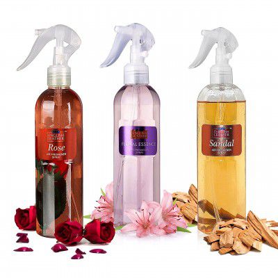 NEXT English Leather Floral Essence+ Sandal + Rose Air Freshener Spray-250ml EACH