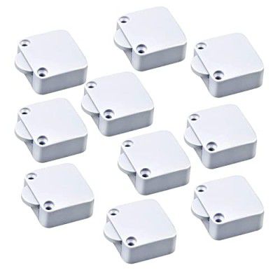 NEXT GEEK Wardrobe switch Cabinet Lamp Switch Automatic Door Switch Push to off White - Pack of 10 (2 Year warranty)