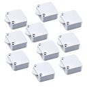 NEXT GEEK Wardrobe switch Cabinet Lamp Switch Automatic Door Switch Push to off White - Pack of 10 (2 Year warranty)...