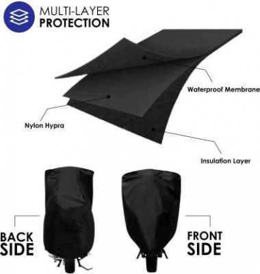 NEXTAURA Waterproof Two Wheeler Cover for Honda  (Activa 5G, Black)