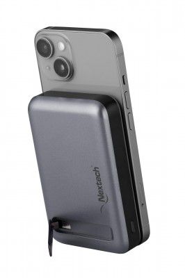 Nextech Magsafe Wireless powerbank 10000 Mah Fast Charging USB Type-C Input, 22.5W Output & 15W Wireless Charging
