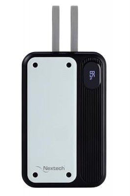 Nextech Pocket Rocket PDQC 22.5W | 10,000mAh Pocket-Size Power Bank | Grey
