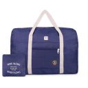 NFI essentials Foldable Duffle Bag Luggage Travelling Bag Lightweight Carry on Travel Duffel Bag for Airplane, Beach Bag, Gym Sports (Blue)...