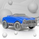 NHR Dinky Plastic Toy Car Pull & Push Vehicle Racing Toy Cars for Kids up to 3 Years (Blue)...