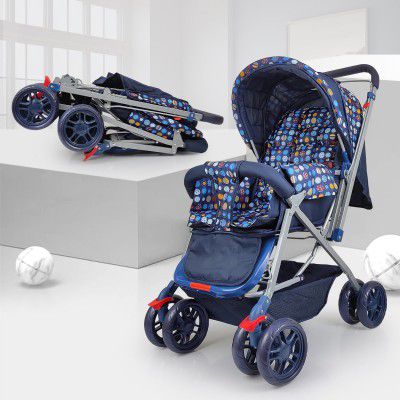 NHR Stroller and Pram for Baby, Kids - Portable Buggy, Kids Age 6-24 Months (Blue)