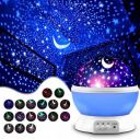 Niavaa Moon Light for Kids Space & Animal World Star Projector 360 Degree Rotation Night Lamp  (15 cm, Multicolor)...