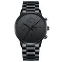 NIBOSI Mens Watches Analog Minimalist Black Dial Watches...