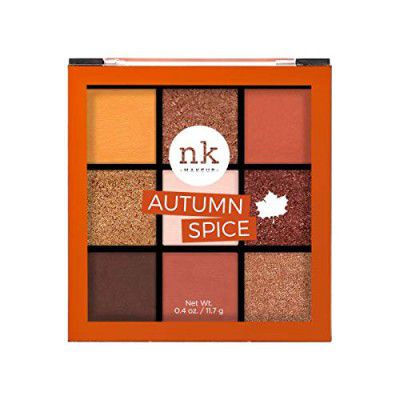 Nicka K Nine Color Eyeshadow Palette - Autumn Spice Multicolor 11 g