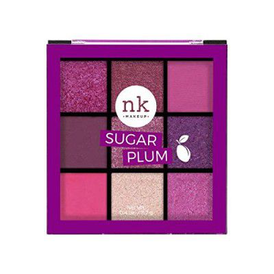 Nicka K Nine Color Eyeshadow Palette - Sugar Plum Multicolor 1g