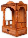 Nifinity. beautiful wooden Plywood Mandir for Pooja Home Decoration Engineered Wood Home Temple (Height: 45, Pre-assembled)...