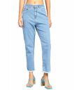 Nifty Women's Denim Fringed Hem Straight Fit Sky Blue Jeans...