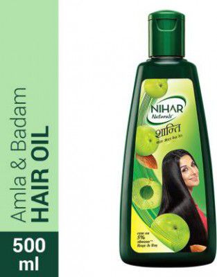 NIHAR Naturals Shanti Amla Badam Hair Oil  (500 ml)