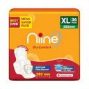 Niine Dry Comfort XL Sanitary Pads for Women | 36 Pads...