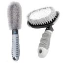 NIKAVI Car Motorcycle Wheel Tire Brush + Hub Clean Brush Cleaning Tool Kit,Set of 2...