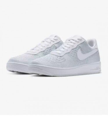 NIKE Air Force 1 Flyknit 2.0 Running Shoes For Men  (White , 10)