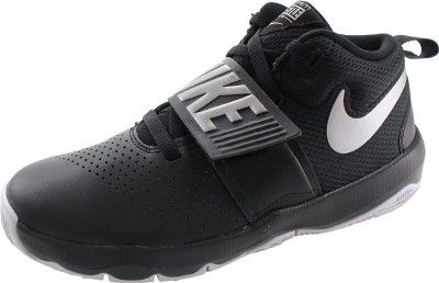 Nike Boys Team Hustle D 8 (GS) Black/Metallic Silver-White Basketball
