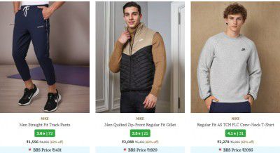 Ajio : Nike Clothing Upto 65% Off